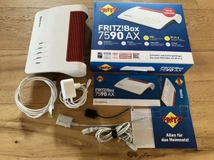 FRITZ!Box 7590 AX Router V2, WiFi 6, WLAN Mesh, HomeServer - Afbeelding 1 van 4
