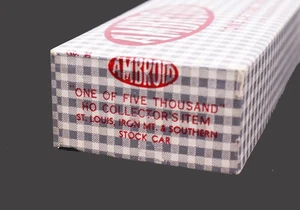 Ambroid HO Scale Stock Car, St Louis Iron Mountain & Southern, Holzbausatz, NOS - Bild 1 von 6