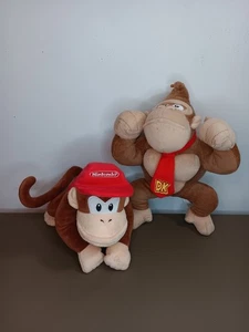 Super Mario All Star Little Buddy Donkey Kong 10 Zoll und Diddy Kong 7 Zoll Plüsch  - Bild 1 von 12