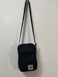 Carhartt men's small black shoulder bag/ man bag / Crossbody Bag VGC - Picture 1 of 12