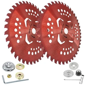 2PCS 10in 40T Weedeater Blades Anti-Tangle Weed Eater Blades Weed Wacker Blad... - Picture 1 of 7