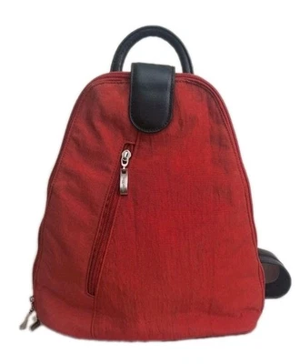 Baggallini Metro Convertible Backpack Nylon Rusty Red - Image 1 of 4
