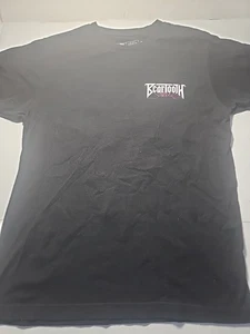 Beartooth Red Bull Records T Shirt Mens Medium 2 Sided Band  - Picture 1 of 7