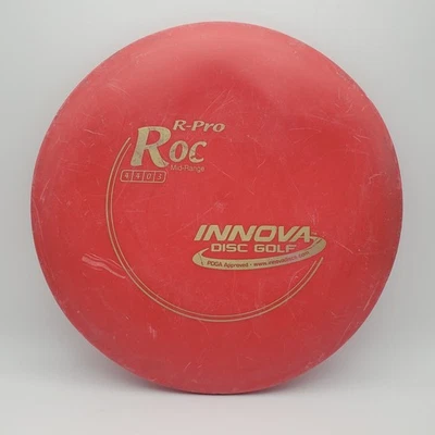 Innova R-Pro Roc 180g Red Puddle Top Disc Golf Midrange Driver OOP RARE - Image 1 of 3