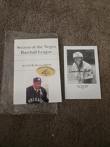2005 NEGRO LEAGUES BASEBALL~SIGNED DENNIS BOSE BIDDLE~SECRETS OF NEGRO LG BOOK - Picture 1 of 5