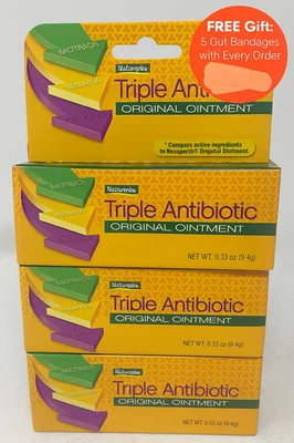 3X POMADA ANTIBIÓTICA TRIPLA NATUREPLEX Prevenir Infecção 1,5 oz Fabricada nos EUA - Imagem 1 de 4