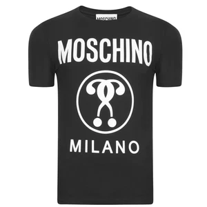 MOSCHINO COUTURE Question Mark T-Shirt Herren Größe UK Medium schwarz NEU - Bild 1 von 7