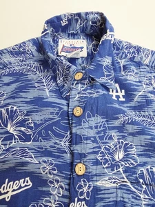 Reyn Spooner Size Small Mens MLB Los Angeles Dodgers Rayon Short Sleeve Shirt - Picture 1 of 8