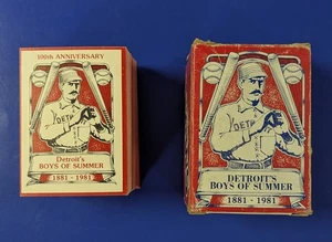 1981 Tigers Card Set Detroit Boys Of Summer Complete Set #1-135 OVP  - Bild 1 von 3