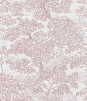 Papel Pintado Pelar y Pegar Papel Pintado Árbol Rosa Contacto 78.7" X 17.3" Papel Pintado Moderno Foto 1 de 4