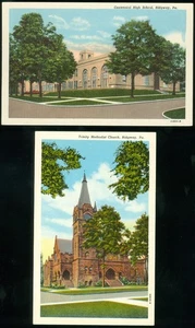 2 POSTCARDS - RIDGEWAY, PA - Picture 1 of 1