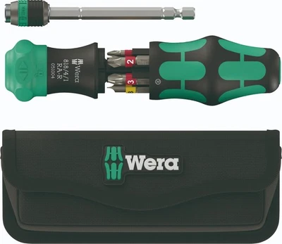 Wera Kraftform Kompakt 25 RA-R Ratcheting Screwdriver Set in Pouch- 05051515001 - Image 1 of 4