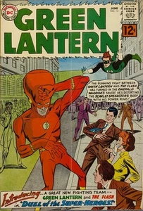 GREEN LANTERN #13 Silver Age 1st FLASH Crossover DC Comics 1962 - Picture 1 of 6