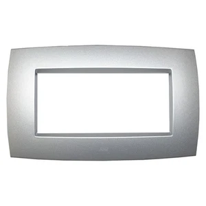 Abb Placa Smart Tecnopolímero 4 Módulo Gris Plata 2CSE0402SMP Elos - Imagen 1 de 1