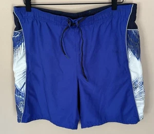Nike Boardshorts Badehose blau gefüttert Größe M - Bild 1 von 3