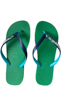 Havaianas 11/12W,- 9/10M Brazil flag emblem - Picture 1 of 8