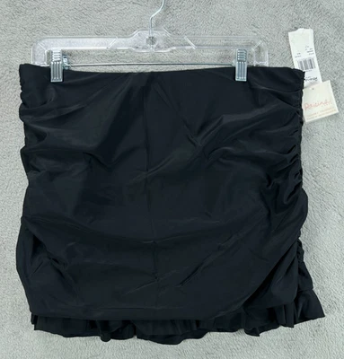 Изюм изгиб женщин плюс 14 Вт черный плавать юбка skort живота управления оборки новый с Ярлыками - Изображение 1 из 4
