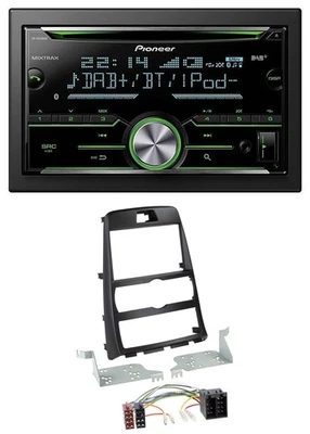 Pioneer Bluetooth MP3 DAB 2DIN USB CD Autoradio für Hyundai Genesis BK 10-12 - Bild 1 von 4