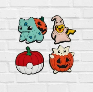 4 Stck. Pokemon Schuh Charms für Crocs Anime Charms Junge Charms Halloween Charms - Bild 1 von 2