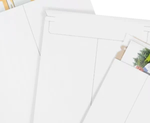 100er-Pack selbstversiegelnde weiße flache Mailer, 9,75 x 12,25 Zoll schützen Fotos - Bild 1 von 9
