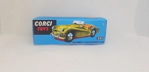 Corgi Toys Triumph T.R. 2 Sports Car Reprobox #301 - Zdjęcie 1 z 1