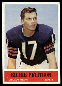1964 Philadelphia Football #23 Richie Petitbon Chicago Bears - DA BEARS! - Bild 1 von 2