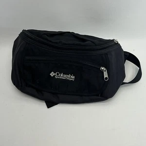 COLUMBIA SPORTSWEAR Fanny Pack Waist Bag Belt BLACK HIKING Camping - Picture 1 of 5
