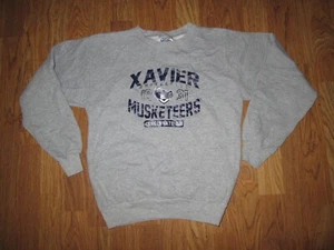 Boys XAVIER MUSKETEERS fleece lined sweatshirt L Lg youth - Picture 1 of 1