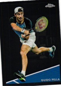 2021 Topps Chrome Tennis Base #52 Guido Pella