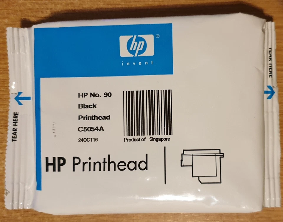 HP C5054A , HP No. 90 Druckkopf Schwarz für DesignJet 4000 Series / MHD 2016 - Bild 1 von 1