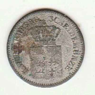 1859 | Germany | 1 Kreuzer | Silver .166 | Württemberg | KM# 600 | VF Good - Image 1 of 2