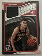 2018-19 Panini Donruss Rookie Jerseys Patch Trae Young #RJ-TYG Rookie RC