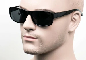 Polarized Slim Small Classic Fit Over Most Glasses Black Tortoise Sunglasses 28P - Picture 1 of 24