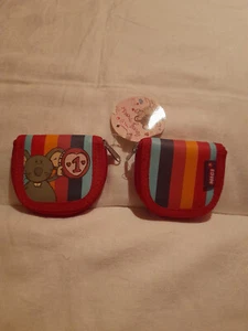 kleines Portemonnaie / Geldbörse / Münzbörse Nici lovely mouse bunt gestreift - Bild 1 von 4