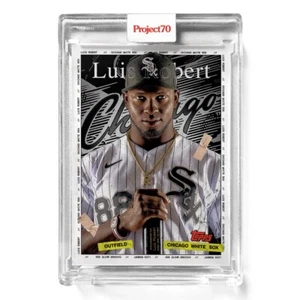 2021 Topps Project70® #486 ⚾️ 1958 Luis Robert by Tyson Beck ⚾️ White Sox - Picture 1 of 2