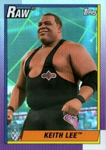 2021 Topps Heritage WWE - Rainbow Foil Parallel #21 Keith Lee - Picture 1 of 2