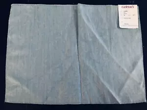 CARLETON V La Reine in Blue 13 3/4 x 18 3/4" Wool Linen Damask Fabric Sample - Picture 1 of 3
