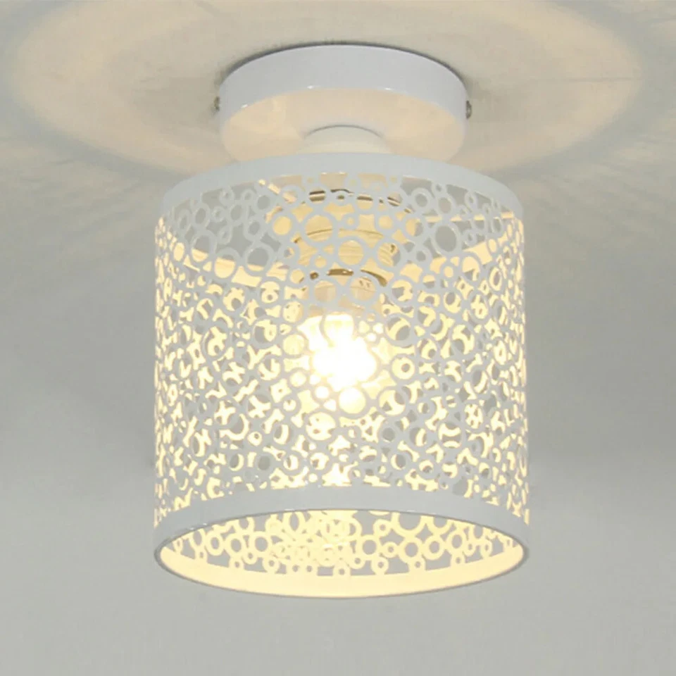 Lámparas Pantallas Lron Jaula para Lámparas Luces de Techo Salón Dormitorio Comedor Foto 1 de 4