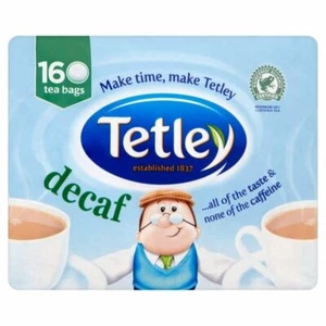 Tetley Decaf Teabags 160 per pack - Picture 1 of 1