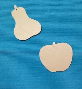 DIY Deko Holz Apfel und Birne - Bild 1 von 1