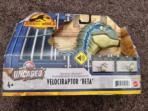 Jurassic World Dominion Uncaged Rowdy Roars - Velociraptor 'Beta' *NEW* - Picture 1 of 2