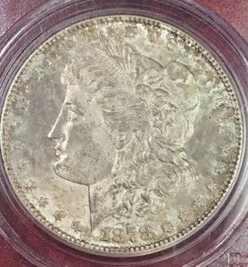 PCGS MS64 1878-S (SAN FRANCISCO) SILVER DOLLAR ~ GREAT DETAILS!! NICE TONING!! - Picture 1 of 6