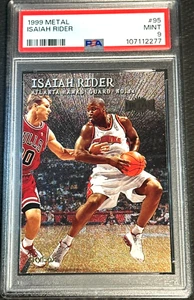 1999 Metal #95 Isaiah Rider PSA 9 - Picture 1 of 2
