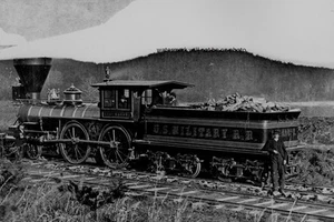 U.S. Military Railroads Engine General Haupt 13"x 19" Civil War Photo Poster 157 - Picture 1 of 1