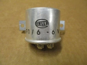 Relé de unidad flash original Hella 91/6 6 V ¡Nuevo de lote antiguo! Porsche VW Opal BMW - Imagen 1 de 4