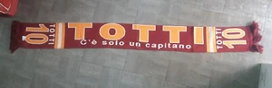 SCIARPA CALCIO TOTTI c'è solo un capitano ULTRAS CURVA SUD BUFANDA - Foto 1 di 1