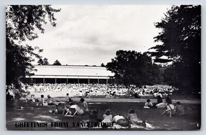 Saludos de postal desde Tanglewood, concierto al aire libre, cobertizo de música, Lenox, MA - Imagen 1 de 2
