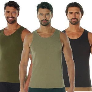 Rothco Tank Top Sleeveless Muscle Tee Tactical Army Military A T-Shirt - Picture 1 of 5