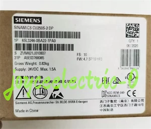 New Siemens 6SL3246-0BA22-1PA0 SINAMICS G120 C0NTR0L UNIT 6SL3246-0BA22-1PA0 - Picture 1 of 3