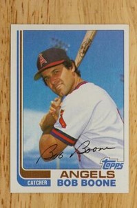 1982 Topps Traded #9T Bob Boone Angels Catcher Baseball Card